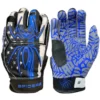 2022 Spiderz HYBRID Batting Gloves: Blue Line - Premium Baseball & Softball Gloves for Enhanced Grip & Comfort -Fielding Gloves Sales 2020BlueLine