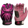2020 Spiderz Hybrid Batting Gloves: Black/Pink - Premium Baseball & Softball Gloves -Fielding Gloves Sales 2020SPIDERZHYBRID BLACK PINK