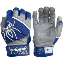 2022 Spiderz PRO Model Batting Gloves - Royal Blue/White | Premium Baseball & Softball Gloves