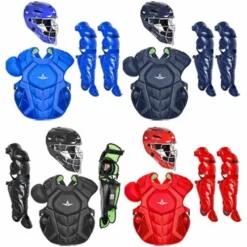 Fielding Gloves Sales 28 All-Star S7 Axis Elite Catcher's Kit for Ages 9-12 | NOCSAE Approved | Solid Protective Gear