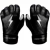 Bruce Bolt PREMIUM PRO Chrome Series Short Cuff Batting Gloves - Black | High-Performance Baseball Gloves -Fielding Gloves Sales BB SC CHRB1