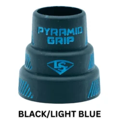 Louisville Slugger Pyramid Grips: Multi Color - Premium Bat Grips for Enhanced Grip & Comfort -Fielding Gloves Sales BLACK LIGHTBLUE