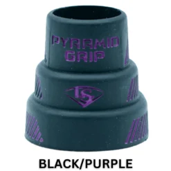 Louisville Slugger Pyramid Grips: Multi Color - Premium Bat Grips for Enhanced Grip & Comfort -Fielding Gloves Sales BLACK PURPLE