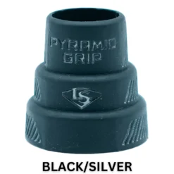 Louisville Slugger Pyramid Grips: Multi Color - Premium Bat Grips for Enhanced Grip & Comfort -Fielding Gloves Sales BLACK SILVER