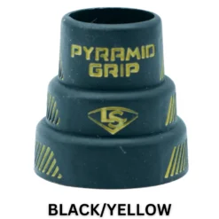 Louisville Slugger Pyramid Grips: Multi Color - Premium Bat Grips for Enhanced Grip & Comfort -Fielding Gloves Sales BLACK YELLOW