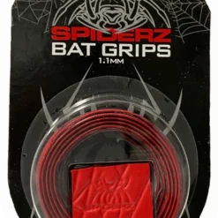 Spiderz Bat Grip (1.1 MM) - RED/RED | Premium Batting Gloves for Enhanced Grip & Comfort
