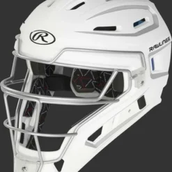 Rawlings Intermediate VELO 2.0 Catcher's Gear Box Set - White/Silver (CSV2I-W/SIL) -Fielding Gloves Sales CSV2A W SIL Helmet 8a30d56c 92ec 4d1b a8af 3a809b0da13e