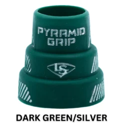 Louisville Slugger Pyramid Grips: Multi Color - Premium Bat Grips for Enhanced Grip & Comfort -Fielding Gloves Sales DARKGREEN SILVER