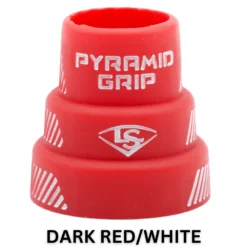Louisville Slugger Pyramid Grips: Multi Color - Premium Bat Grips for Enhanced Grip & Comfort -Fielding Gloves Sales DARKRED WHITE