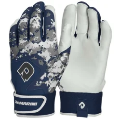 DeMarini Adult Digi Camo II Batting Gloves: WTD6113 - Premium Camouflage Design for Baseball & Softball -Fielding Gloves Sales DeMarini Navy Batting Gloves WTD6113NA