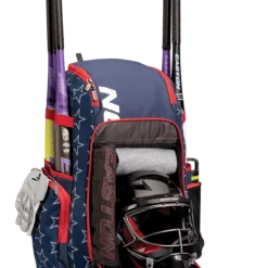 EASTON Roadhouse Slowpitch Backpack EBA004 - Durable Equipment Bag for Baseball & Softball -Fielding Gloves Sales EBA004 SS3