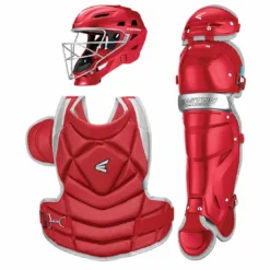 EASTON Jen Schro The Fundamental Fastpitch Catcher's Set - Premium Protective Gear for Softball Players -Fielding Gloves Sales EastonJenSchroTheFundamentalFastpitchCatcher sSetRed
