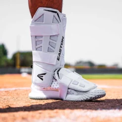 EASTON Baseball/Softball Batter's Protective Leg Guard - Durable & Lightweight Design (Multiple Colors) -Fielding Gloves Sales Easton Leg Guard Lifestyle 1