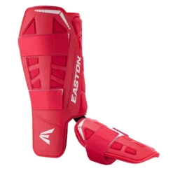 EASTON Baseball/Softball Batter's Protective Leg Guard - Durable & Lightweight Design (Multiple Colors) -Fielding Gloves Sales Easton Leg Guard RHH RED