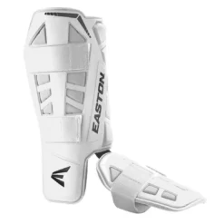 EASTON Baseball/Softball Batter's Protective Leg Guard - Durable & Lightweight Design (Multiple Colors) -Fielding Gloves Sales Easton Leg Guard RHH WHITE