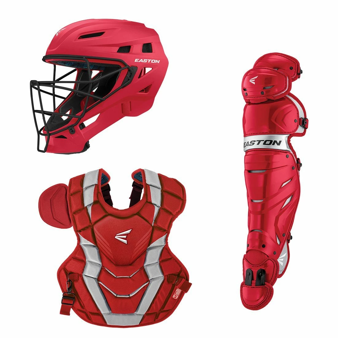 Easton Elite X Catcher's Box Set (Adult, Intermediate & Youth) - Red | Premium Catcher's Gear 3 Easton Elite X Catcher's Box Set (Adult, Intermediate & Youth) - Red | Premium Catcher's Gear