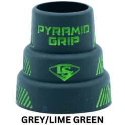 Louisville Slugger Pyramid Grips: Multi Color - Premium Bat Grips for Enhanced Grip & Comfort -Fielding Gloves Sales GREY LIMEGREEN