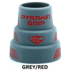 Louisville Slugger Pyramid Grips: Multi Color - Premium Bat Grips for Enhanced Grip & Comfort -Fielding Gloves Sales GREY RED
