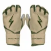 Bruce Bolt Premium Pro Military Series Long Cuff Batting Gloves - Beige | Durable & Comfortable Baseball Gloves -Fielding Gloves Sales IMG 0880