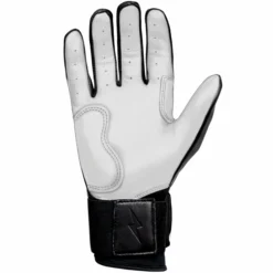 Bruce Bolt PREMIUM PRO Chrome Series Long Cuff Batting Gloves - Black | High-Performance Baseball Gloves -Fielding Gloves Sales LC CHRB PALM