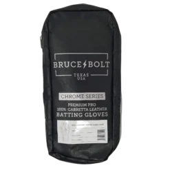 Bruce Bolt PREMIUM PRO Chrome Series Long Cuff Batting Gloves - White | High-Performance Baseball Gloves -Fielding Gloves Sales LC CHRW BAG