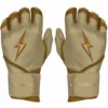 Bruce Bolt PREMIUM PRO Gold Series Batting Gloves: Long Cuff - High-Performance Baseball Gloves for Enhanced Grip & Comfort 2 Bruce Bolt PREMIUM PRO Gold Series Batting Gloves: Long Cuff - High-Performance Baseball Gloves for Enhanced Grip & Comfort -Fielding Gloves Sales LC GLD HERO