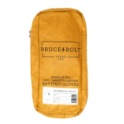 Bruce Bolt PREMIUM PRO Long Cuff Batting Gloves - White | High-Performance Baseball Gloves -Fielding Gloves Sales LC WHTG BAG