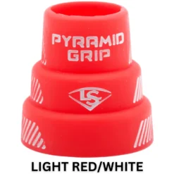 Louisville Slugger Pyramid Grips: Multi Color - Premium Bat Grips for Enhanced Grip & Comfort -Fielding Gloves Sales LIGHTRED WHITE