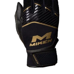 Miken MK7X Adult Black & Gold Batting Gloves - MBGGLD-BLK | Premium Softball Gloves -Fielding Gloves Sales MBGGLDblack3 scaled