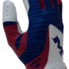 2018 Miken Pro Red White And Blue Batting Gloves - MBGL18-RWB | Premium Baseball Gloves for Enhanced Grip & Comfort