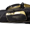 2022 Miken MK7X Championship Wheeled Roller Bag (Freak Gold Series) - Durable & Stylish Equipment Bag for Baseball & Softball -Fielding Gloves Sales MKMK7X CHGOLD