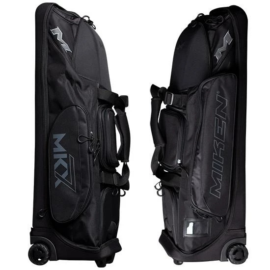 Miken MKMK7X Black Pro Wheeled Roller Bat Bag - Durable Baseball/Softball Equipment Bag with Wheels 4 Miken MKMK7X Black Pro Wheeled Roller Bat Bag - Durable Baseball/Softball Equipment Bag with Wheels - Image 2