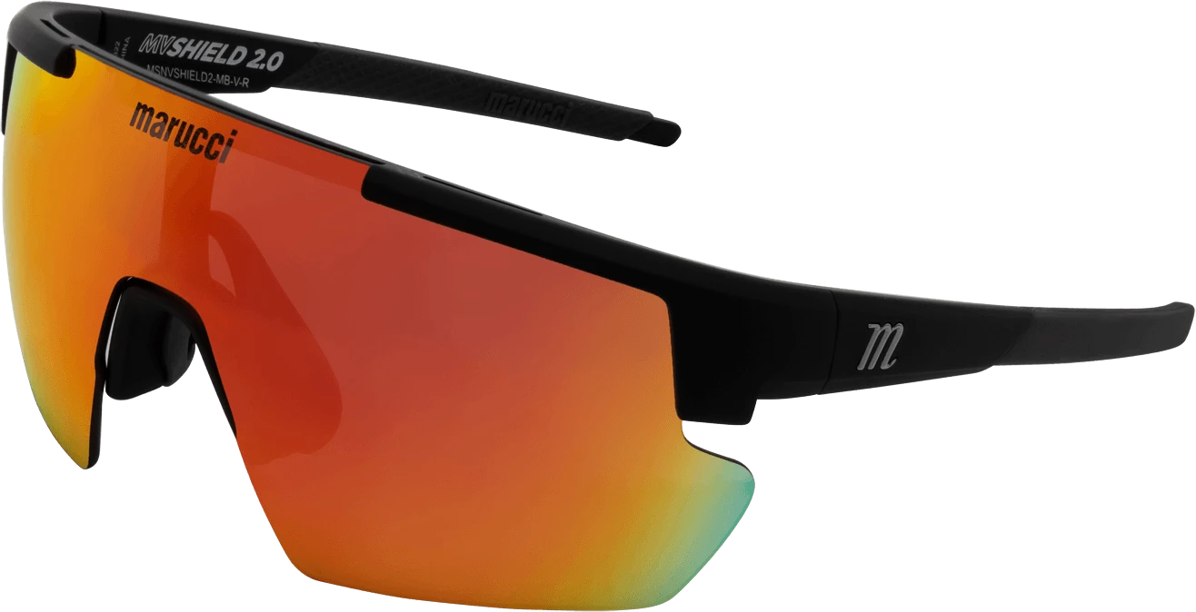 Marucci Shield 2.0 On-Field Performance Sunglasses - MSNVSHIELD2 | UV Protection, Anti-Glare, Durable Design 7 Marucci Shield 2.0 On-Field Performance Sunglasses - MSNVSHIELD2 | UV Protection, Anti-Glare, Durable Design - Image 5