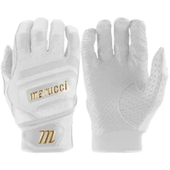 Marucci Sports PITTARDS Reserve Adult Batting Gloves - Premium Leather, Multiple Colors (MBGPTRSV2) -Fielding Gloves Sales Marucci Pittards White MBGPTRSV2 W