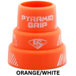 Louisville Slugger Pyramid Grips: Multi Color - Premium Bat Grips for Enhanced Grip & Comfort -Fielding Gloves Sales ORANGE WHITE