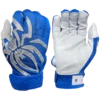 2022 Spiderz PRIZM Batting Gloves: Royal Blue/Silver - Premium Baseball & Softball Gloves -Fielding Gloves Sales PRIZM RoyalBlueSilver