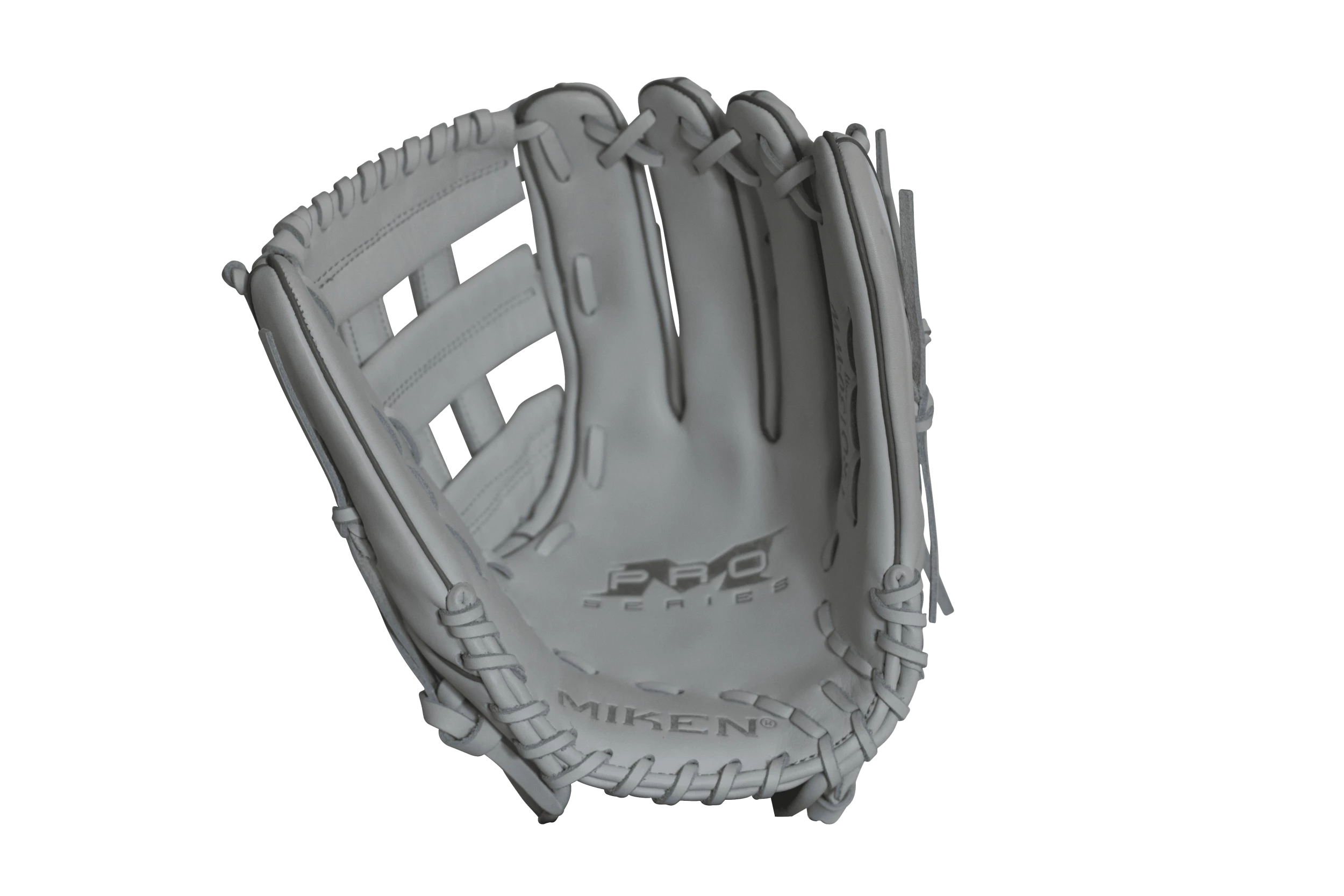 Miken Pro Series 15" Slow Pitch Fielding Glove - White/White: PRO150WW | Premium Quality for Enhanced Performance 6 Miken Pro Series 15" Slow Pitch Fielding Glove - White/White: PRO150WW | Premium Quality for Enhanced Performance - Image 4
