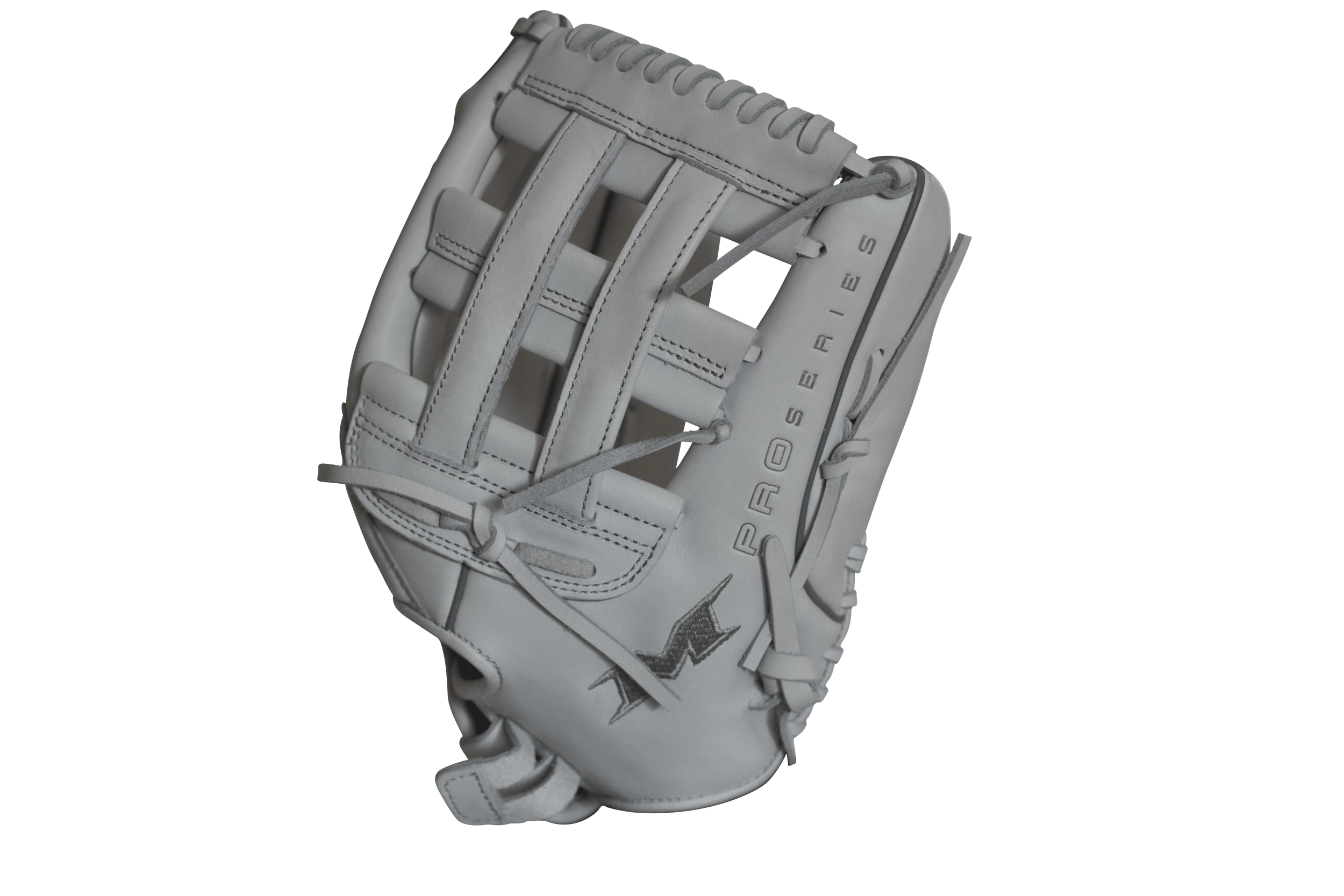 Miken Pro Series 15" Slow Pitch Fielding Glove - White/White: PRO150WW | Premium Quality for Enhanced Performance 4 Miken Pro Series 15" Slow Pitch Fielding Glove - White/White: PRO150WW | Premium Quality for Enhanced Performance - Image 2