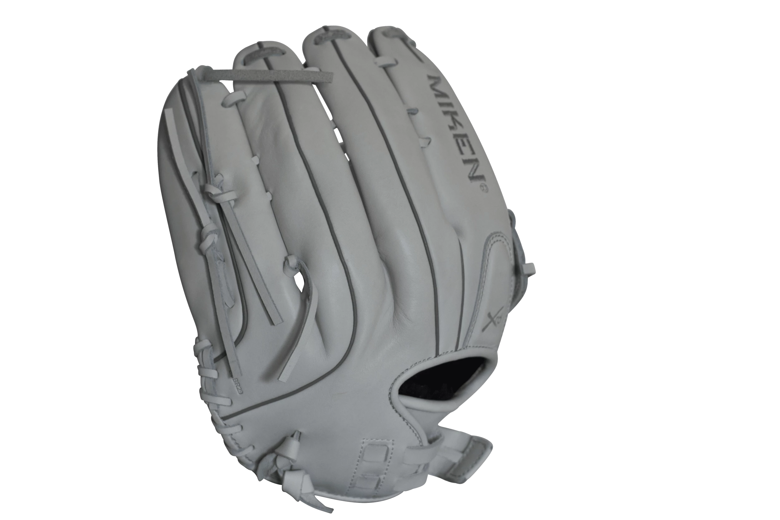 Miken Pro Series 15" Slow Pitch Fielding Glove - White/White: PRO150WW | Premium Quality for Enhanced Performance 5 Miken Pro Series 15" Slow Pitch Fielding Glove - White/White: PRO150WW | Premium Quality for Enhanced Performance - Image 3