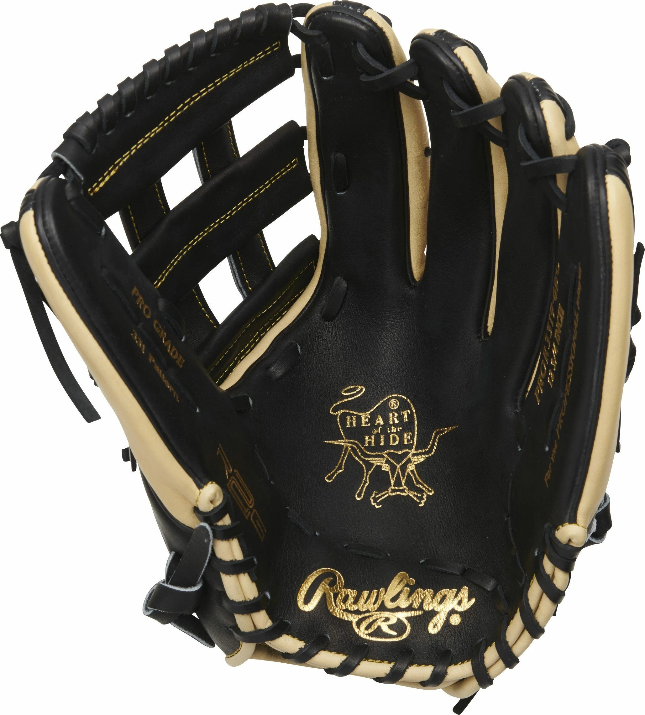 Rawlings Heart Of The Hide R2G 12.75" Outfield Baseball Glove: PROR3319-6BC - Premium Leather Fielding Glove 4 Rawlings Heart Of The Hide R2G 12.75" Outfield Baseball Glove: PROR3319-6BC - Premium Leather Fielding Glove - Image 2