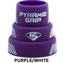 Louisville Slugger Pyramid Grips: Multi Color - Premium Bat Grips for Enhanced Grip & Comfort -Fielding Gloves Sales PURPLE WHITE