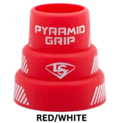 Louisville Slugger Pyramid Grips: Multi Color - Premium Bat Grips for Enhanced Grip & Comfort -Fielding Gloves Sales RED WHITE