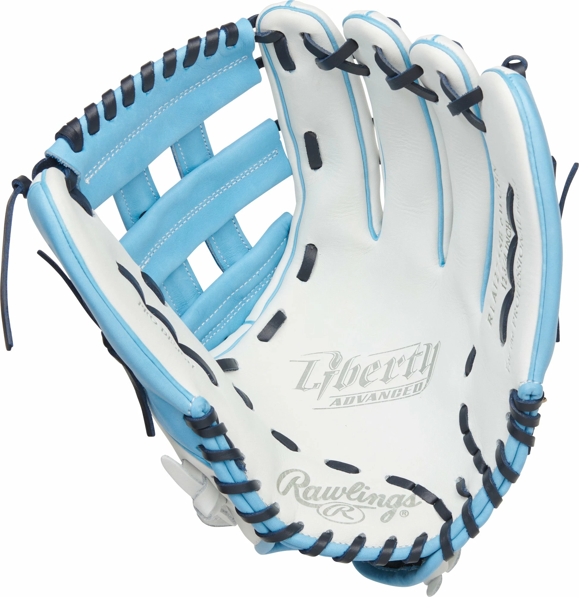 Rawlings Liberty Advanced Color Series 12.75" Fastpitch Glove - RLA1275SB (Multiple Colors) | Premium Fielding Glove for Fastpitch Softball 5 Rawlings Liberty Advanced Color Series 12.75" Fastpitch Glove - RLA1275SB (Multiple Colors) | Premium Fielding Glove for Fastpitch Softball - Image 3