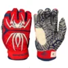 2021 Spiderz HYBRID Batting Gloves - Red/Navy Blue/White | Premium Baseball & Softball Gloves -Fielding Gloves Sales RedNavy