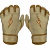 Bruce Bolt PREMIUM PRO Gold Series Batting Gloves: Short Cuff - High-Performance Baseball Gloves -Fielding Gloves Sales SC GLD HERO