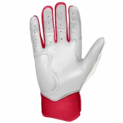 Bruce Bolt PREMIUM PRO BADER Series Short Cuff Batting Gloves - White | High-Performance Baseball Gloves 9 Bruce Bolt PREMIUM PRO BADER Series Short Cuff Batting Gloves - White | High-Performance Baseball Gloves -Fielding Gloves Sales SC HBW PALM