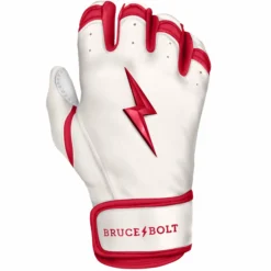 Bruce Bolt PREMIUM PRO BADER Series Short Cuff Batting Gloves - White | High-Performance Baseball Gloves 10 Bruce Bolt PREMIUM PRO BADER Series Short Cuff Batting Gloves - White | High-Performance Baseball Gloves -Fielding Gloves Sales SC HBW RIGHT