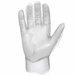 Bruce Bolt PREMIUM PRO BRINSON Series Short Cuff Batting Gloves - White | High-Performance Baseball Gloves 9 Bruce Bolt PREMIUM PRO BRINSON Series Short Cuff Batting Gloves - White | High-Performance Baseball Gloves -Fielding Gloves Sales SC LBW PALM