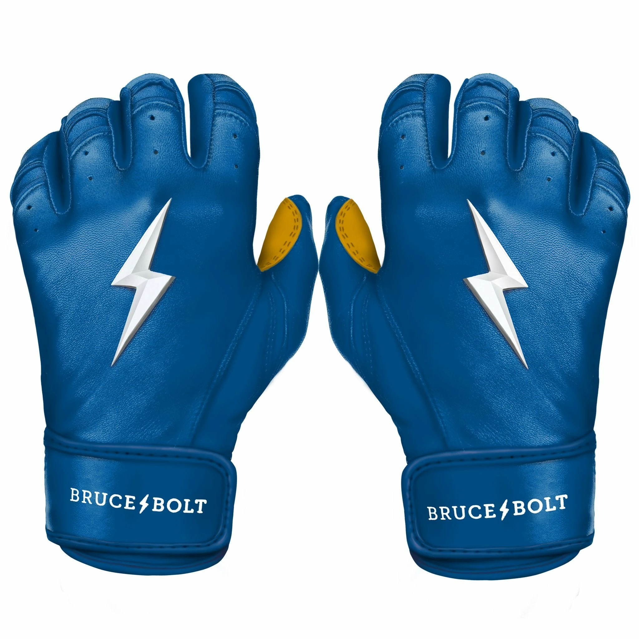Bruce Bolt PREMIUM PRO Short Cuff Batting Gloves: Royal - High-Performance Baseball Gloves for Enhanced Grip & Comfort 3 Bruce Bolt PREMIUM PRO Short Cuff Batting Gloves: Royal - High-Performance Baseball Gloves for Enhanced Grip & Comfort