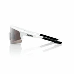 100% SPEEDCRAFT SL Matte White Sunglasses with HiPER Silver Multilayer Mirror Lens - UV Protection, Lightweight & Durable -Fielding Gloves Sales SP21 SPEEDCRAFTSL 61002 404 01 PROFILE
